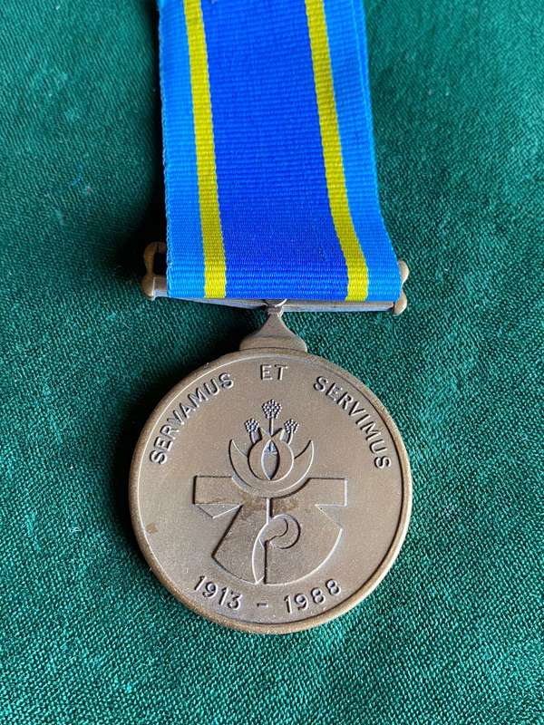SA POLICE 75 ANNIVERSARY MEDAL (1988) FULL SIZE