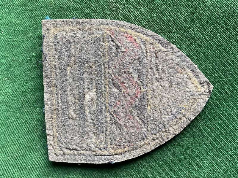 2 SA INFANTRY CLOTH FLASH-WORN 1960'S-70'S