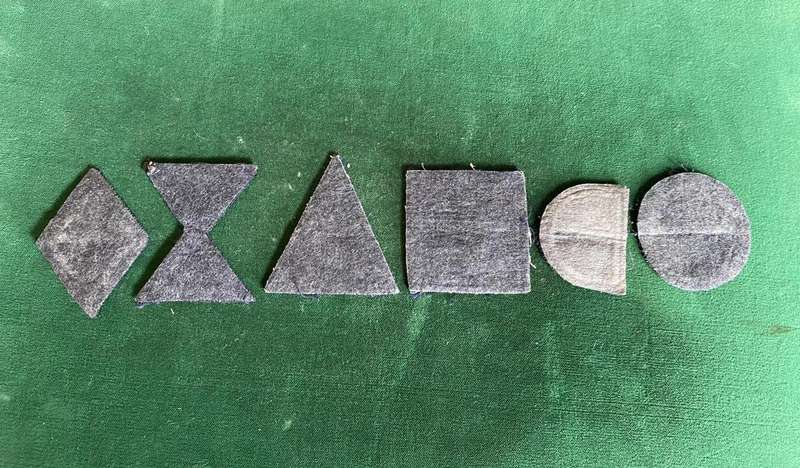 31 BATTALION FULL SET OF COMPANY FLASHES