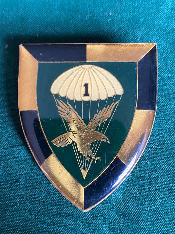1 PARA SHOULDER FLASH-GOLD TYPE-2ND ISSUE-2 PINS