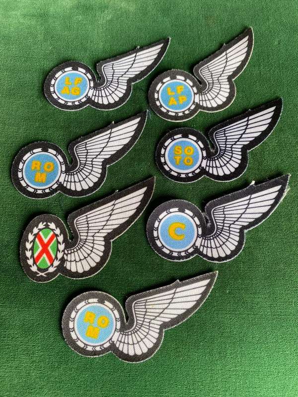 SAAF SELECTION OF 7 HALF WINGS-SOLD TOGETHER