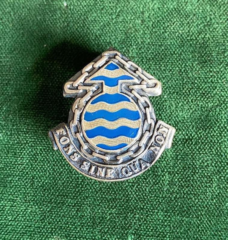 ORDNANCE SERVICE CORPS COLLAR BADGE- 2 PINS