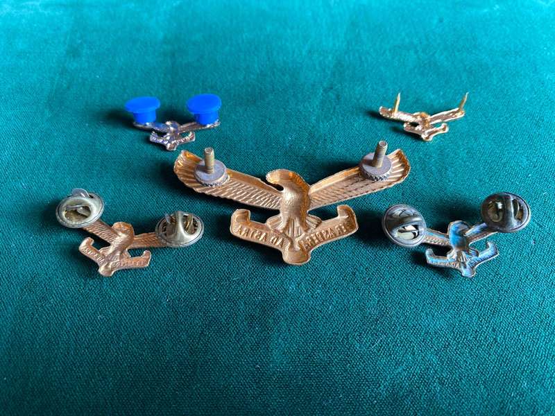 SA AIR FORCE GILDING METAL CAP,COLLARS AND MESS DRESS COLLARS-WORN POST 1959