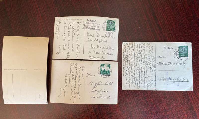 Original German WW2 postcards - 4 sold together