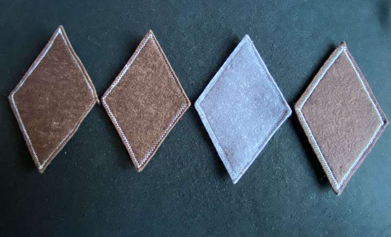 CZECH PARACHUTE SHOULDER FLASHES 4 DIFFERENT CATEGORIES -SOLD TOGETHER-1990'S