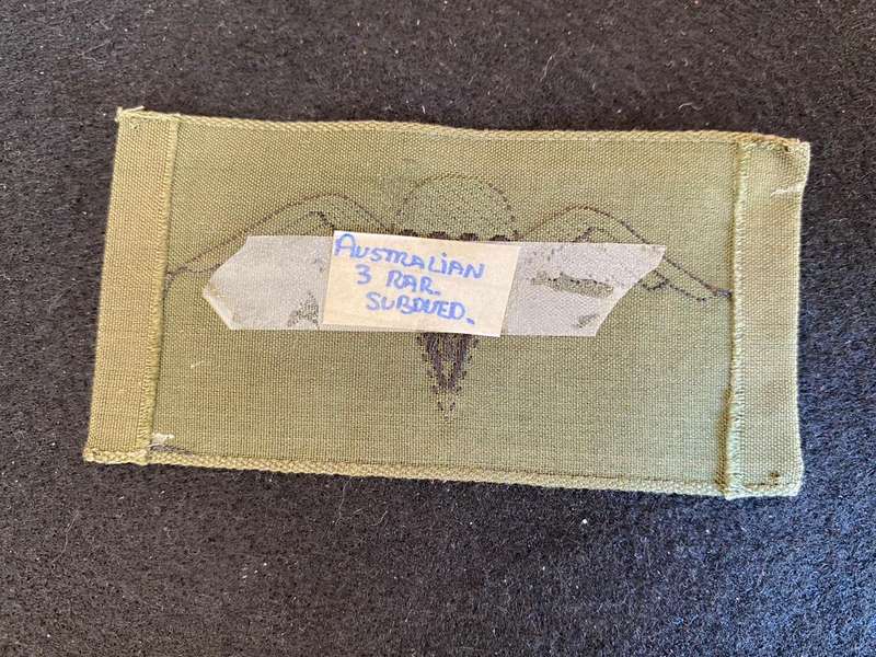 AUSTRALIAN PARACHUTE WINGS-SUBDUED-SUMMER WEAR