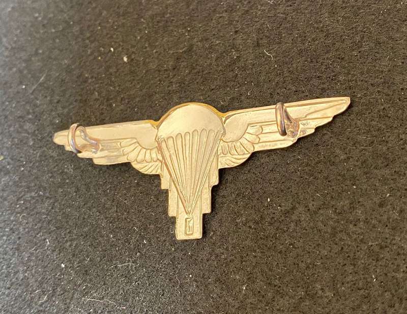 ZIMBABWE ARMY PARACHUTE WING- 2 LUGS