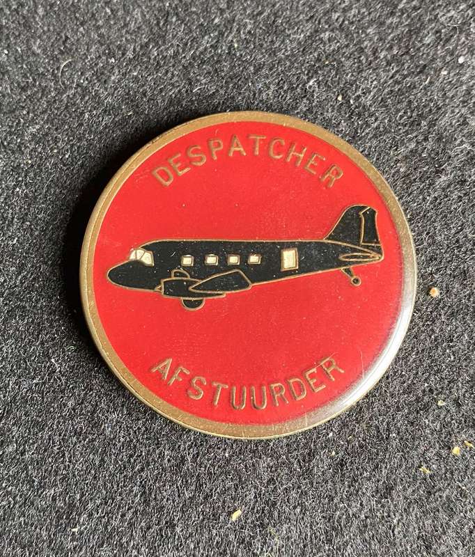 44 PARACHUTE BRIGADE AIR DESPATCHER ARM BADGE- NO PINS