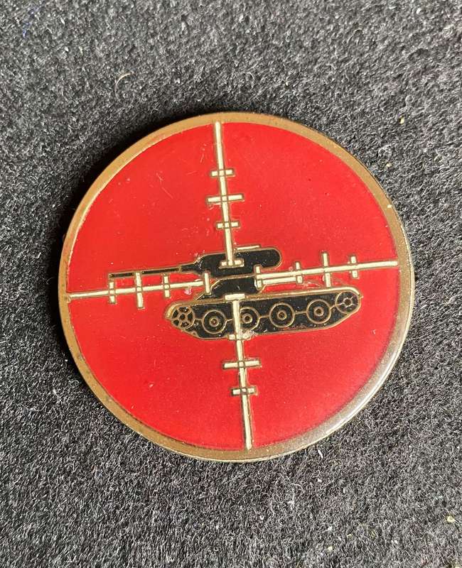 44 PARACHUTE BRIGADE ANTI TANK DETACHMENT ARM BADGE- NO PINS