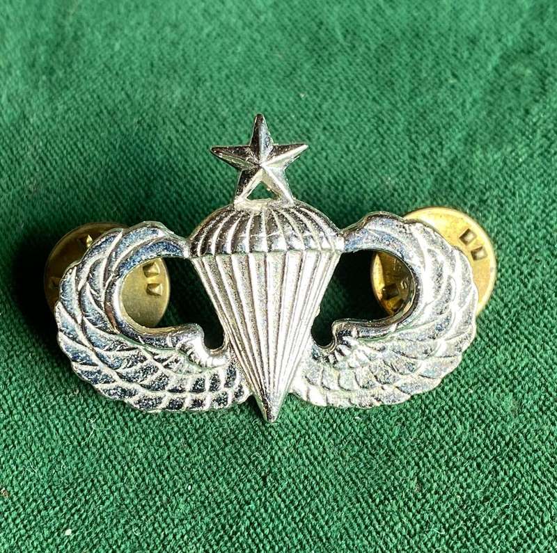 USA SENIOR PARA WING-CHROME- 2 PINS