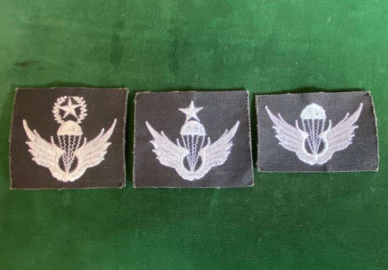 SOUTH KOREA MARINE CORPS PARA WINGS- 3 CLASSES MASTER,SENIOR AND BASIC