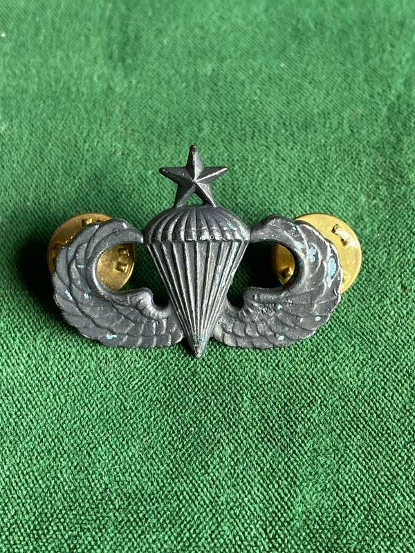 USA SENIOR PARA WING-BLACK- 2 PINS