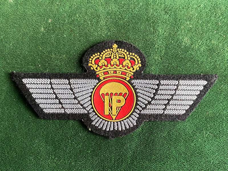 SPAIN PARA BADGE FOR INSTRUCTOR RIGGER-1977 RANGE
