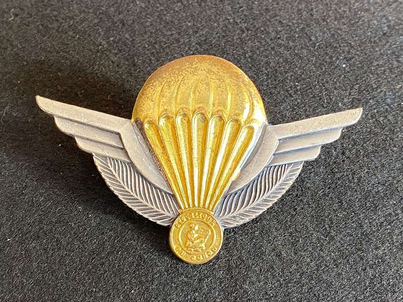 BELGIUM CONGO PARACHUTIST WING- 1960-70'S