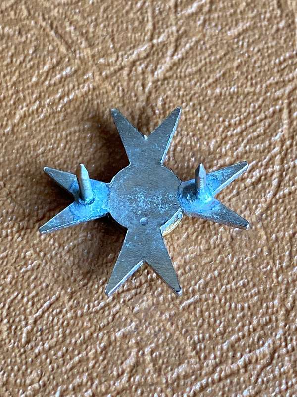 S.W.A.T.F. CHAPLAINS OXIDISED,SILVER AND ENAMEL BREAST BADGE-APPROVED IN 1985- 2 PINS