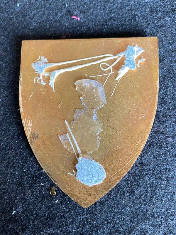 1 SPECIAL SERVICE BATTALION FLASH-WHITE TYPE-1ST ISSUE- NO PINS