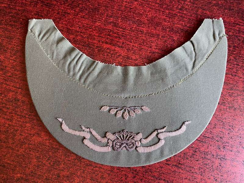 SWA GENERAL AND SENIOR OFFICERS CAP PEAK-WORN BY BRIG. AND GENERAL-SCARCE