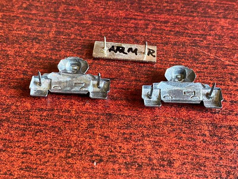 S.W.A.T.F. ARMOUR BERET BAR AND TWO COLLARS-ALL PINS INTACT