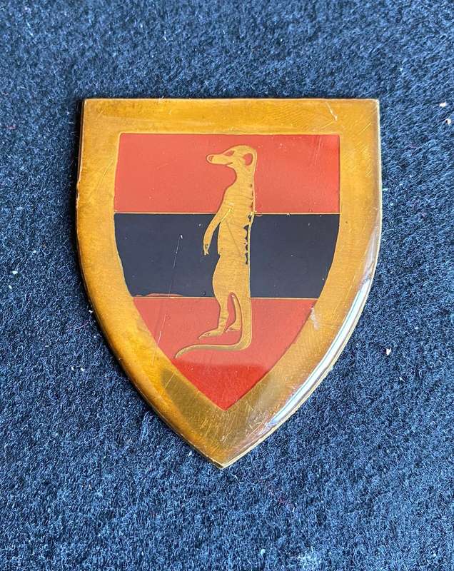 6 FIELD ENGINEER REGT. (MAROON) FLASH- NO PINS