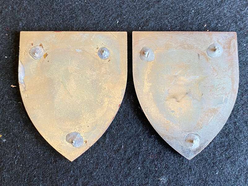 NATAL COMMAND PROVOST UNIT FLASH PAIR- NO PINS