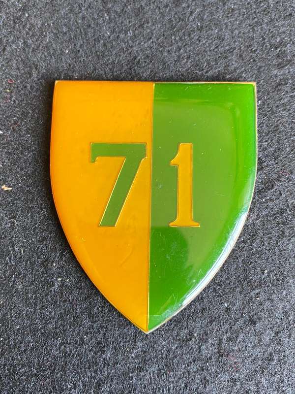 71 MOTORISED BRIGADE HQ FLASH- NO PINS