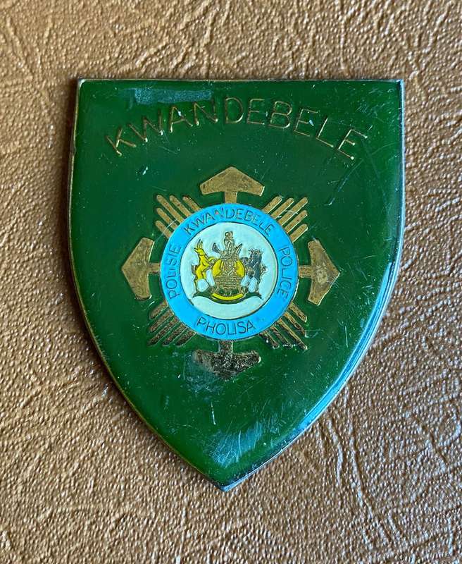 KWANDEBELE POLICE FLASH- NO PINS