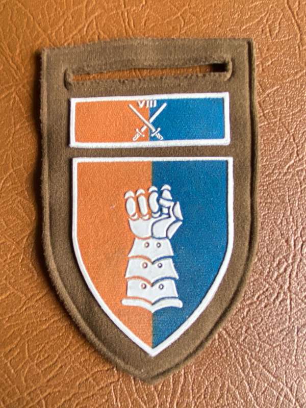 81 ARMOURED BRIGADE HQ TUPPER FLASH- SILICONE CAN BE CLEANED ON THE BACK