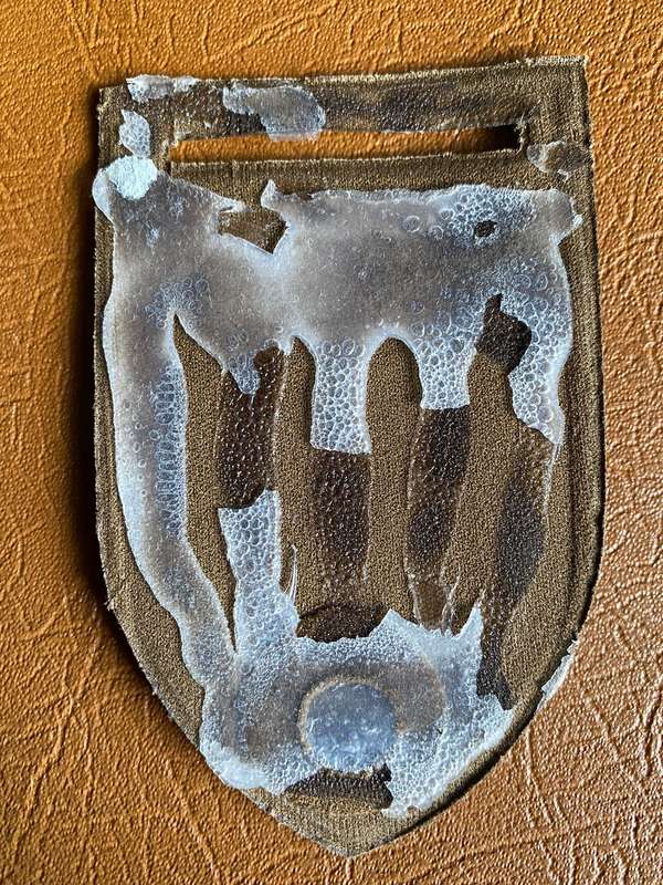 7 LIGHT ANTI-AIRCRAFT REGT. WITH 7 DIVISION COMMAND BAR-TUPPER FLASH-SILICONE CAN BE CLEANED FROM TH