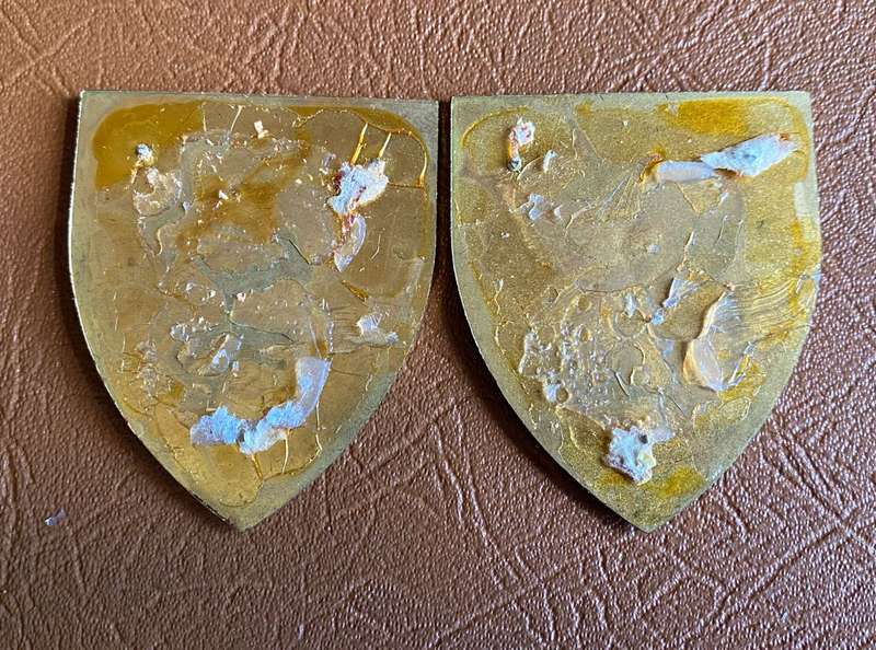 REGT. HOEVELD FLASH PAIR- NO PINS
