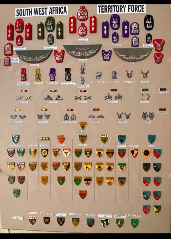 S.W.A.T.F. GENERAL OFFICERS (BRIGADIERS AND GENERALS)CAP BADGE WITH GORGET PATCHES