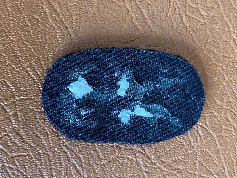 SERGEANT MAJOR OF THE S.W.A.T.F. BERET BADGE(SMALLER)- BLACK BACKING