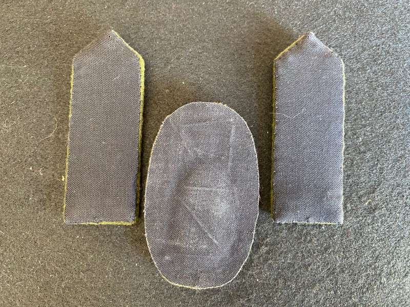 S.W.A.T.F. SENIOR OFFICERS (COLONELS) CAP AND GORGET PATCHES-NON STAFF QUALIFIED