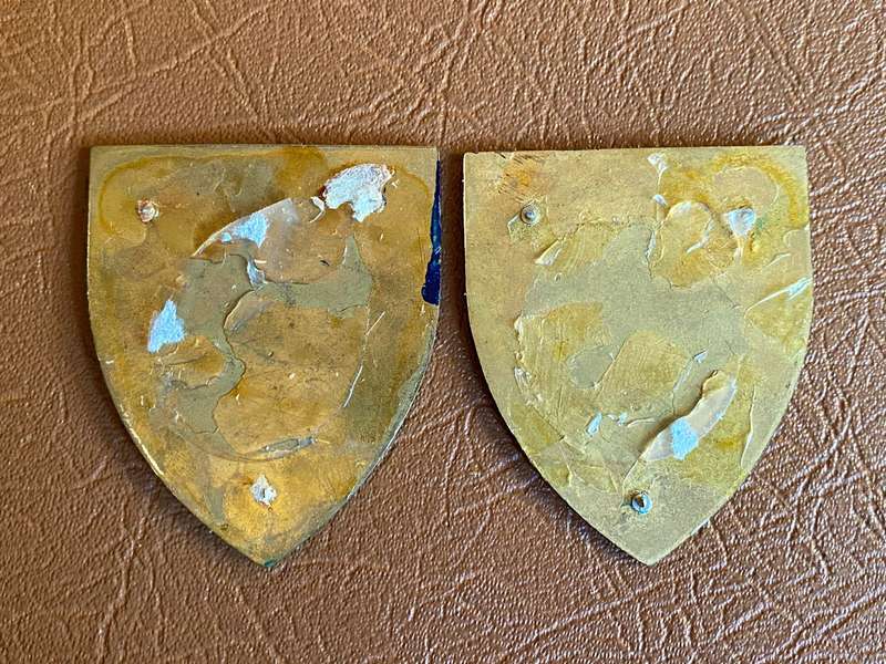 TRANSVAAL STAATS ARTILLERY FLASH PAIR- NO PINS