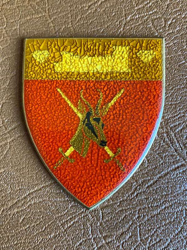 SWA COMMAND HQ FULL SIZE FLASH- NO PINS- GOLD TYPE
