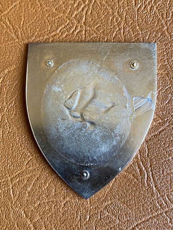 SWA 201 BATTALION BLACK CHESTED CROW (ERROR TYPE) FULL SIZE FLASH- NO PINS-OWEN F537
