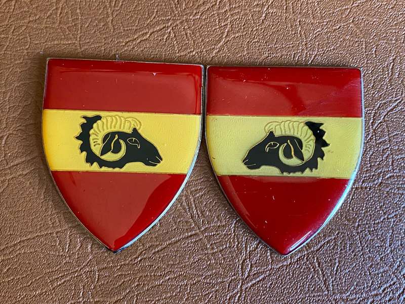 SWA BO NOSSOB COMMANDO FULL SIZE FLASH PAIR- NO PINS- 2ND ISSUE