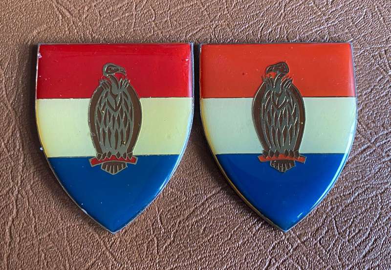 LYDENBURG COMMANDO 1ST ISSUE FLASH PAIR-OWEN NO F693/694- NO PINS