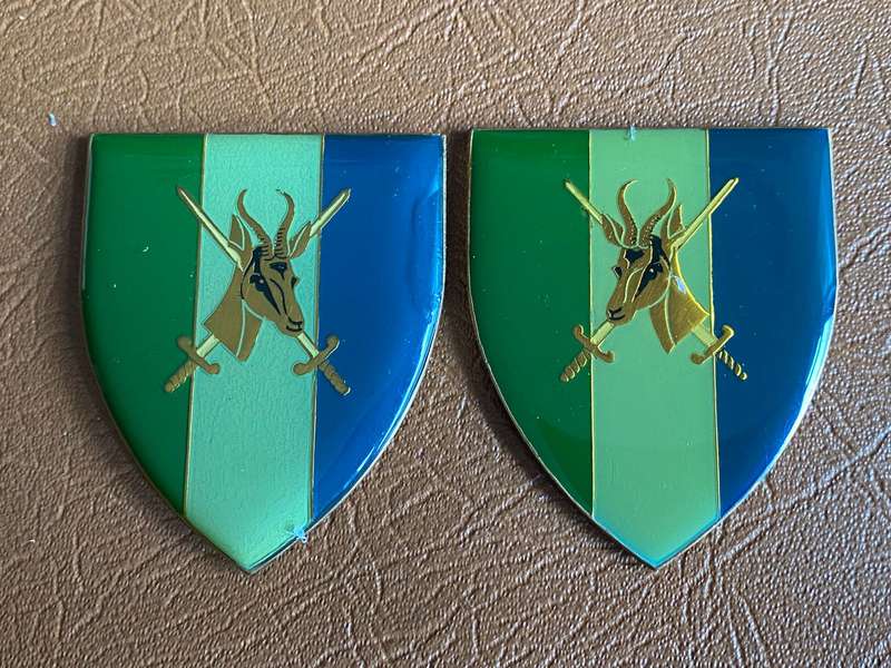 SA ARMY SIGNAL UNIT FLASH PAIR- NO PINS