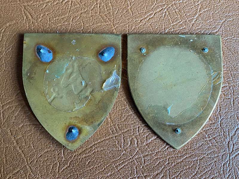 SA ARMY SIGNAL UNIT FLASH PAIR- NO PINS