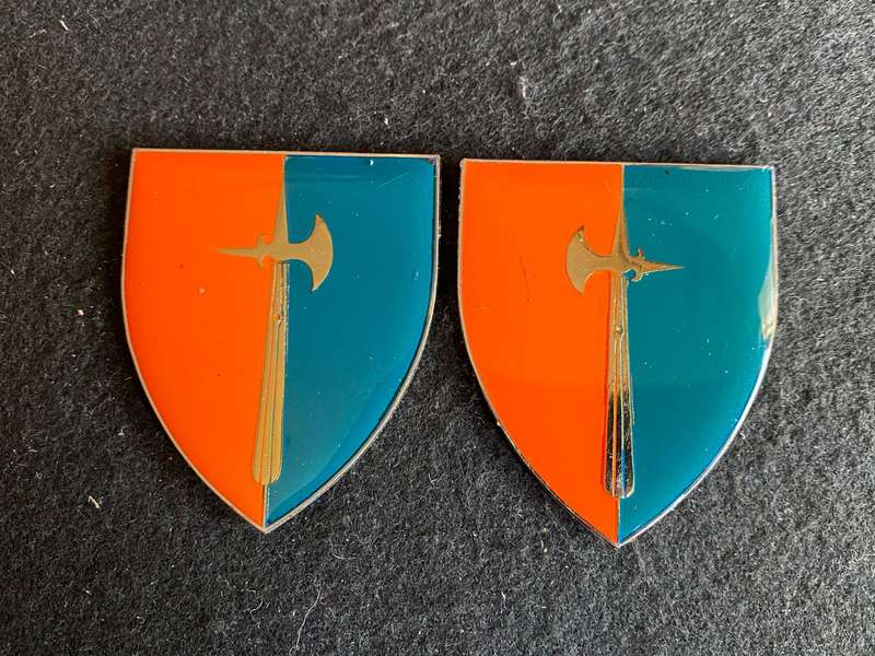 HQ 84 MOTORISED BRIGADE FLASH PAIR- NO PINS