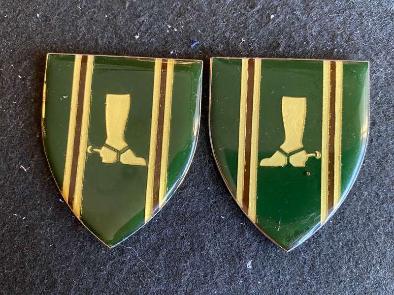 1 NATAL MOUNTED RIFLES FLASH PAIR- NO PINS