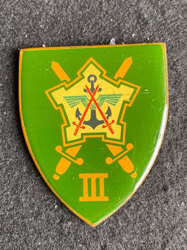 CHIEF OF STAFF OOERATIONS YELLOW TYPE FLASH- NO PINS- OWEN NO F 483
