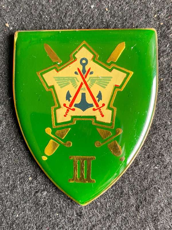 CHIEF OF STAFF OPERATIONS -WHITE CENTRE TYPE FLASH- NO PINS-OWEN NO F 484