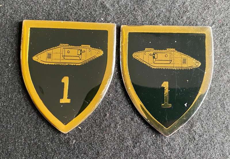 1 LIGHT HORSE REGT. FLASH PAIR - NO PINS