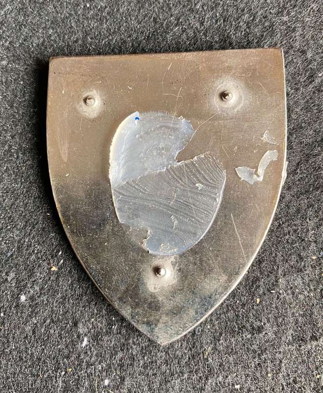 CHIEF OF STAFF PERSONEL SILVER CENTRE TYPE FLASH- NO PINS-OWEN NO F 479