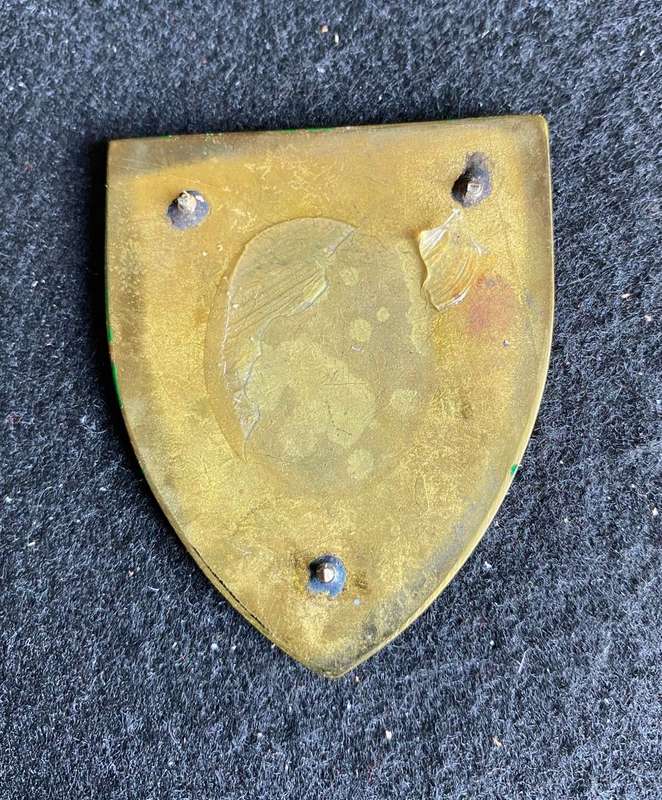 CHIEF OF STAFF FINANCE SILVER CENTRE-THIN V TYPE FLASH- NO PINS-OWEN NO F493