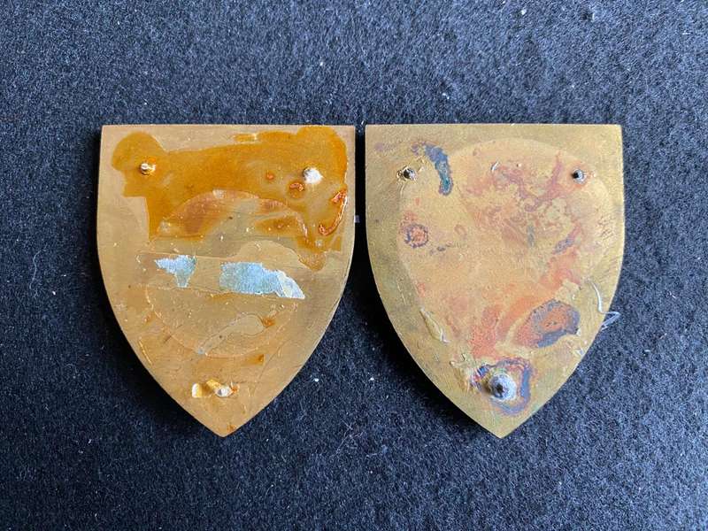 DRAKENSBERG COMMANDO-GREEN BLUE AND BLUE TYPE FLASH PAIR- NO PINS