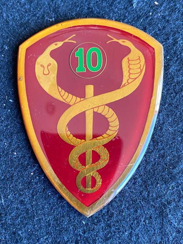 10 FIELD AMBULANCE FLASH- NO PINS