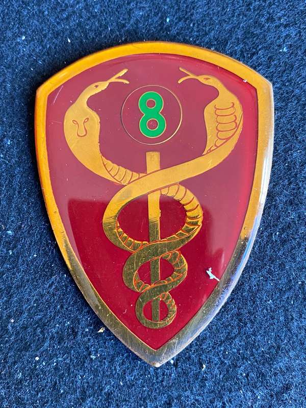8 FIELD AMBULANCE FLASH- NO PINS