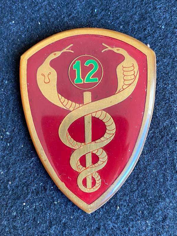 12 FIELD AMBULANCE FLASH- NO PINS